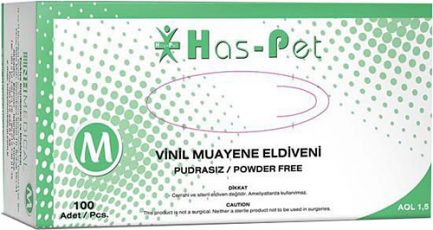 HAS PET VİNİL PUDRASIZ ELDİVEN M BEDEN